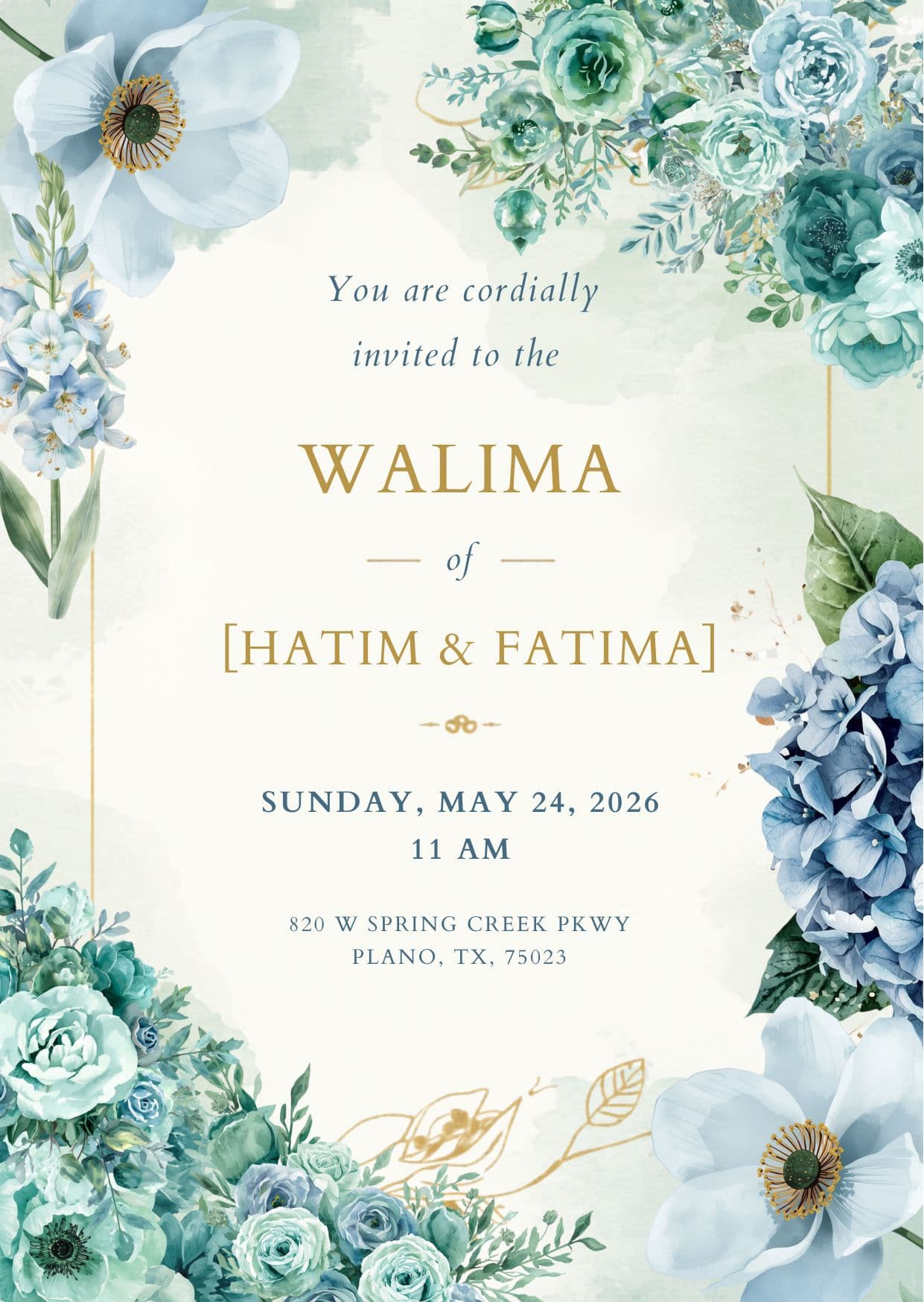 Wedding invitation